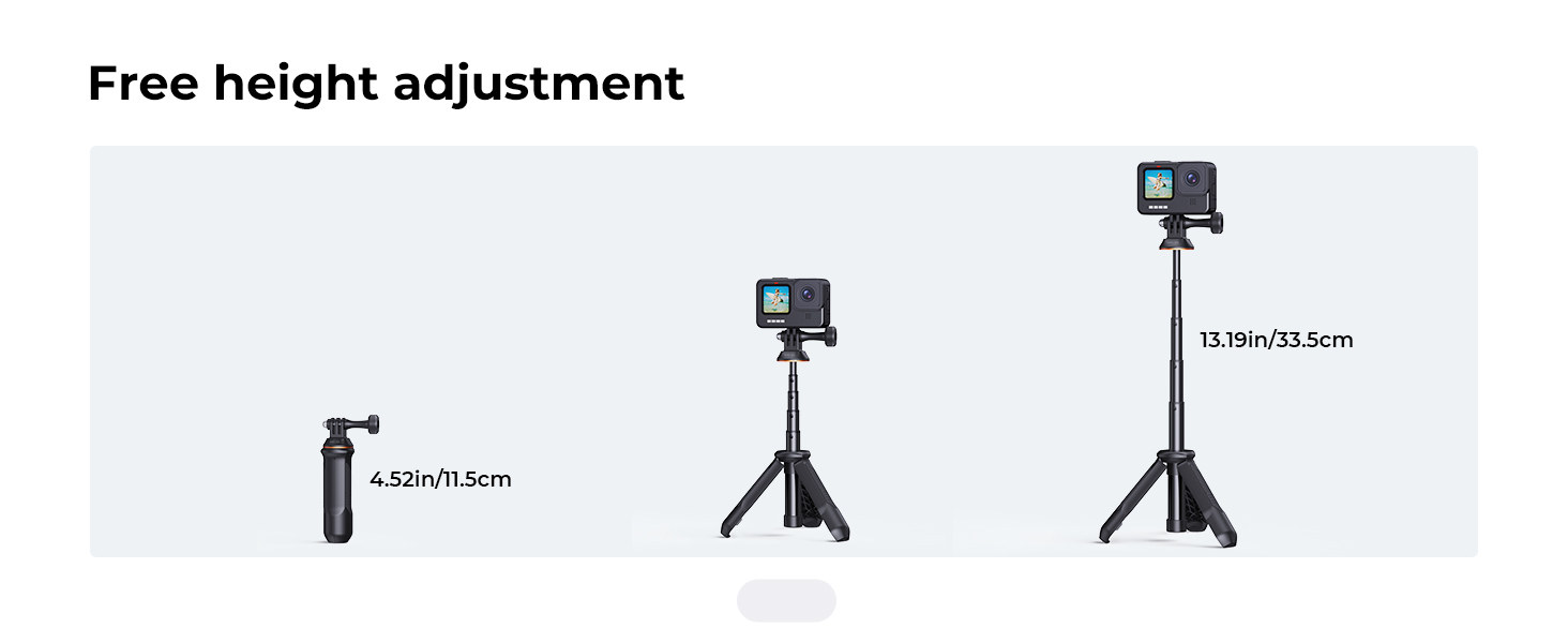 mini selfie stick tripod