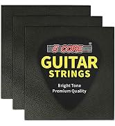 5 Core 3 Packs Guitar strings 6 Nickel Acoustic Electric Guitar Strings, guitar &amp; bass accessorie...