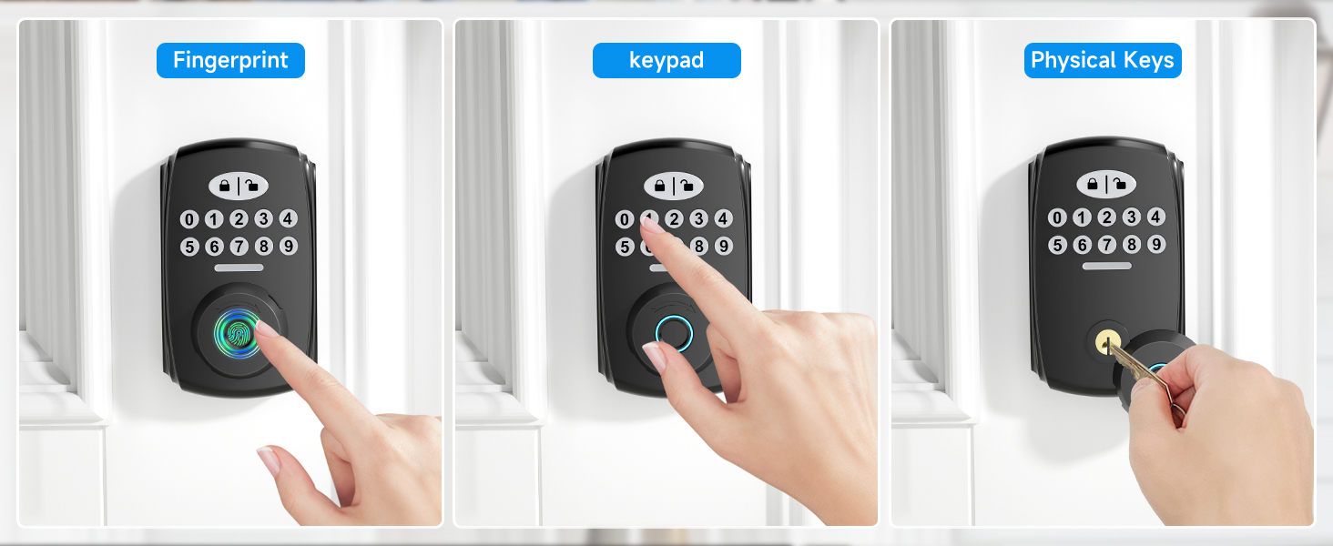 Muti-Function Fingerprint Door Lock