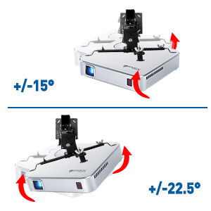 Fine adjust projector mount