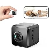 VIDCASTIVE Hidden Camera 1080P HD Mini Wireless WiFi Security Camera with Wide Angle View, AI Hum...