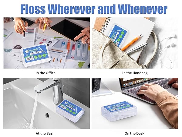 Aussumy 800 Picks Dental Flos