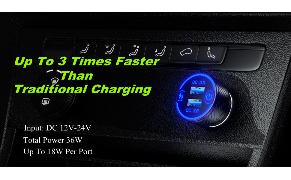 Up To 3 times faster than traditional charging