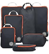 Large Compression Packing Cubes for Travel-Packing Cube Luggage Organizers 7 Piece Set for Checke...