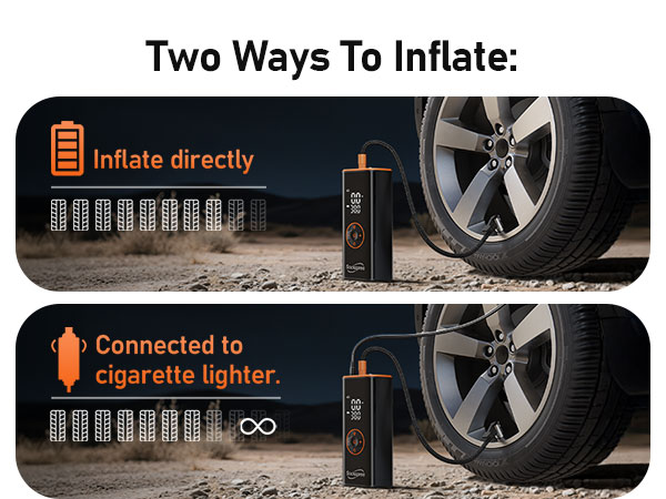 Tire Inflator Portable Air Compressor