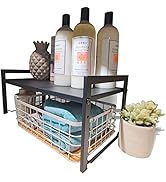 Urhomey plus Expandable Shelf 16~26" Kitchen Counter Shelf Organizer 10.6" Deep 33LBS Sink Shelf ...
