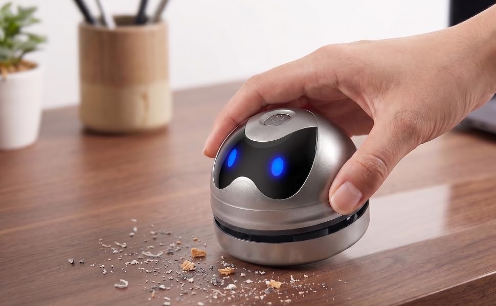 Desktop crumbs vacuum