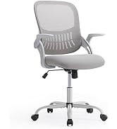 DUMOS Office Computer Desk Chair, Ergonomic Mid-Back Mesh Rolling Work Swivel Task Chairs with Wh...