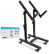 Vondynote Adjustable Mobile Guitar Amplifier Stands or Amps Speaker Cabinet Stands or Stage Monit...