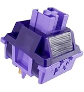 Outemu Violet Pro Keyboard Switch with Dustproof Stem for Mechanical Gaming Keyboard,5-Pin 40gf T...