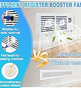 floor vent fan booster