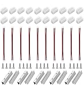 iNextStation Neon LED Accessories 10 LED Neon Mounting Clips, 10 Wires, 20 Neon Flex End Caps, 20...