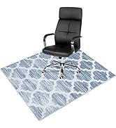 Anidaroel Office Chair Mat for Hardwood &amp; Tile Floor, 48"x60" Desk Chair Mat for Home Office, Und...