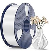 SUNLU 3D Printer Silk Filament,Shiny Silk PLA Filament 1.75mm, Smooth Silky Surface, Great Easy t...