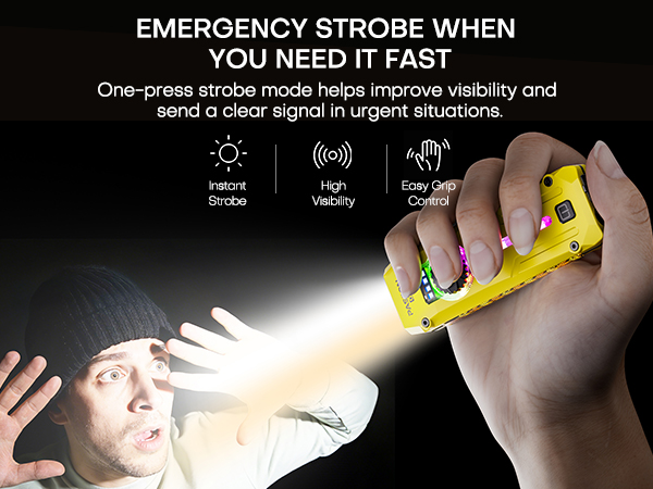 EMERGENCY STROBE WHENVOUINEED IT EAST