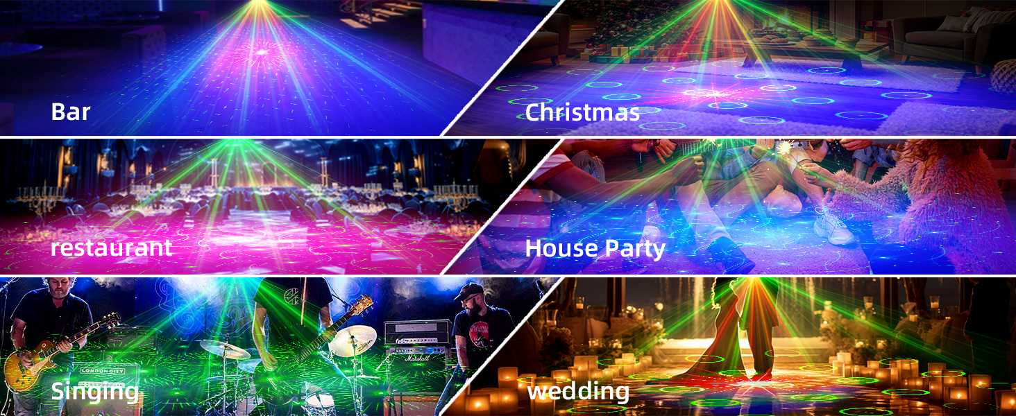 laser lights,party lights;stage lighting;disco ball;karaoke party decorations;strobe light