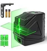 Laser Level, Elikliv Self Leveling Laser Level, Cross Line Level Laser, Green Lazer leveler Tool ...