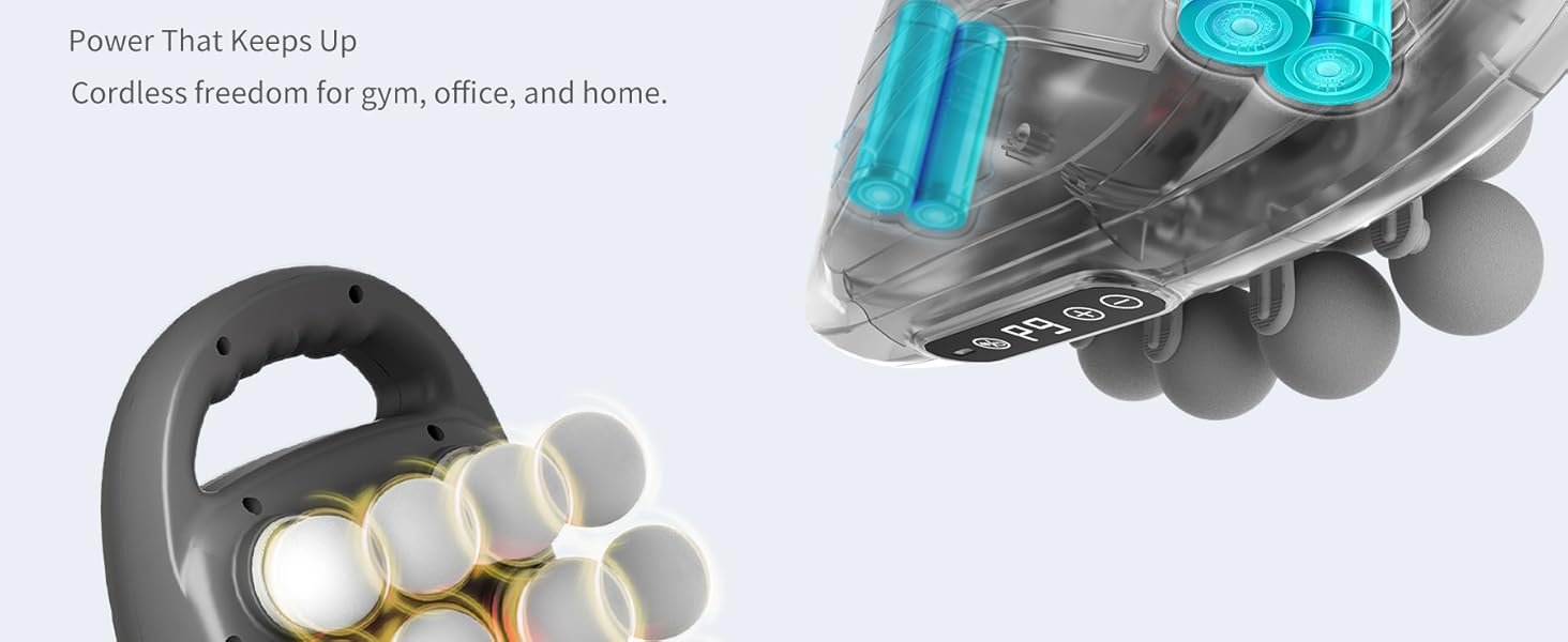 16 head massage gun deep tissue