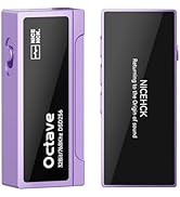 NICEHCK Octave Portable DAC, ES9039Q2M Flagship DAC, 550mW@32O Balanced Output, 3.5mm &amp; 4.4mm Dua...