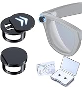 Led Light Cover for Meta Glasses Rayban, Light Blocking Stickers Compatible with Wayfarer, Skyler...