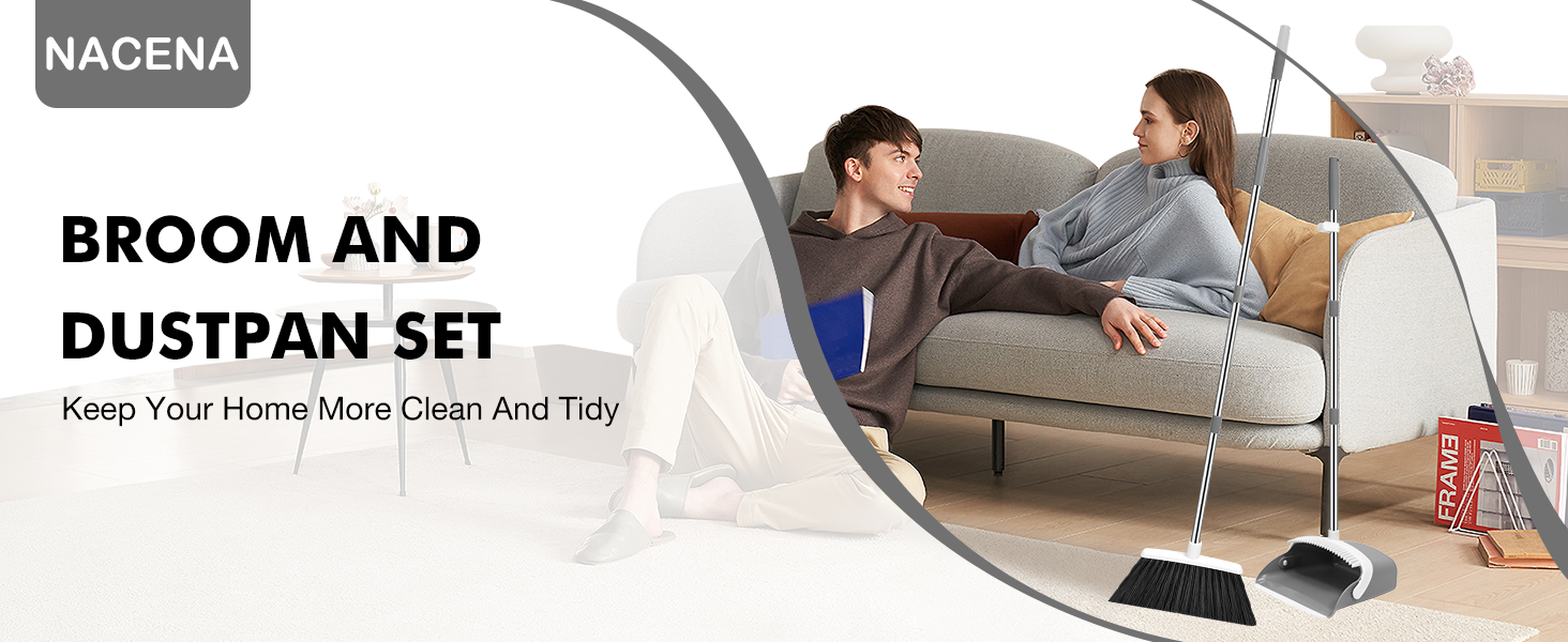 Broom and Dustpan Set