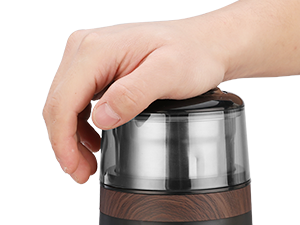 HAUSHOF Black Electric Coffee Blade Grinder (UL Plug)