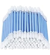 AAwipes 3" Foam Cleaning Swabs Dual Round Heads [New] (100pcs, Blue, 3.2 mm Double Heads, 76 mm L...