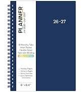 2026-2027 Planner - Planner 2026-2027, July 2026 - June 2027, 6" x 8.4", 26-27 Planners Weekly an...