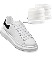 UamGlsob 2 Pairs 1/2''(1.2cm) Flat Thick Shoe Laces, Jumbo Fat Wide Shoelaces Replacement Laces f...