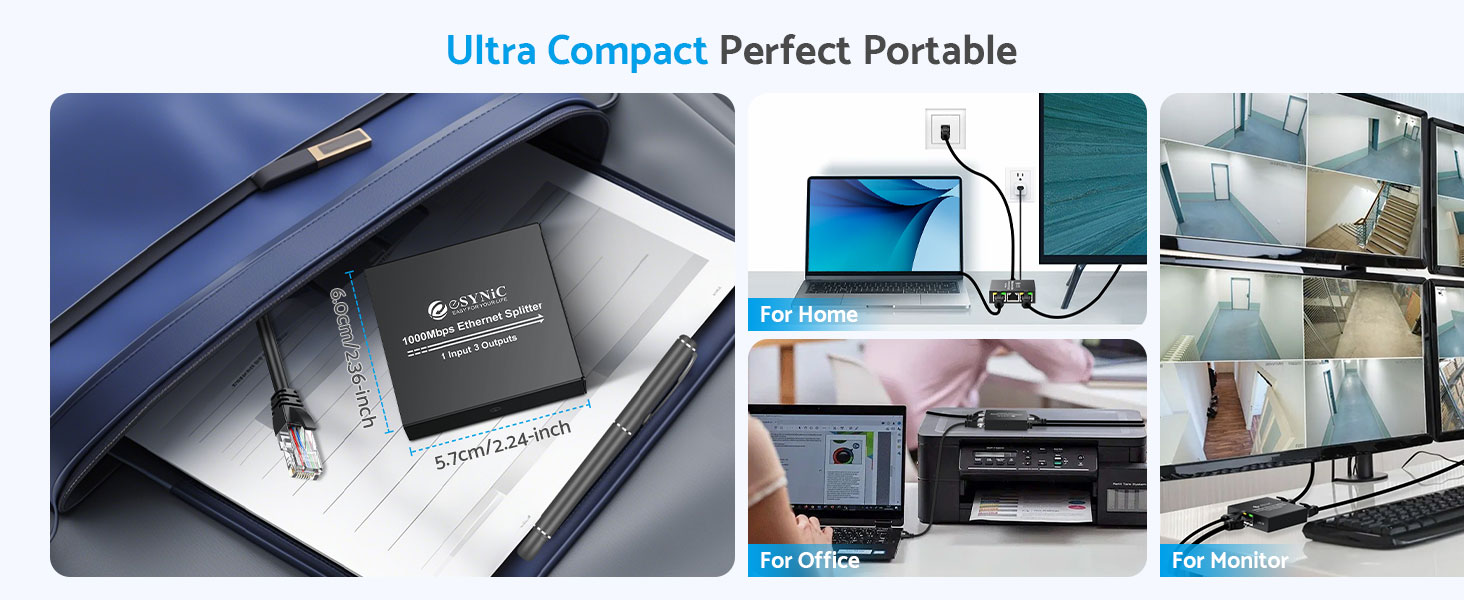 High Speed Ethermet Splitter 1 to 3