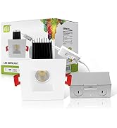 ASD 2 Inch LED Recessed Lighting with Junction Box, 5 CCT 2700K-5000K CRI 90+, 15W 1015 Lumens, S...