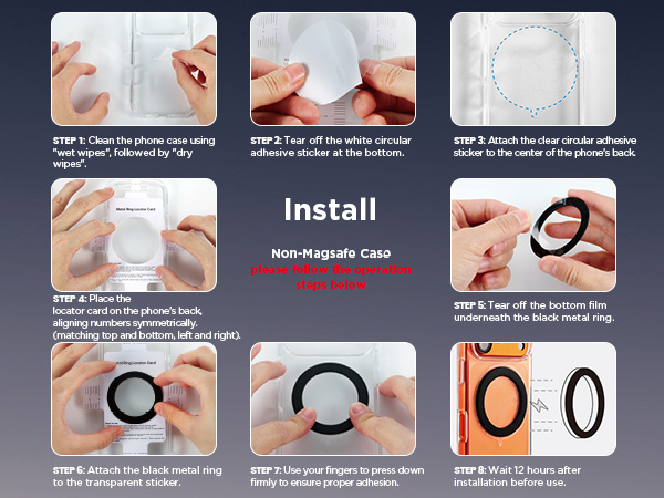 cell phone grip with magsafe