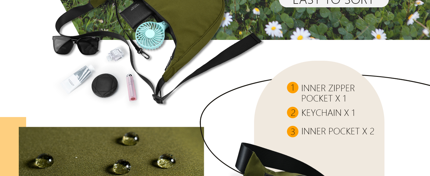 Medium crescent bag