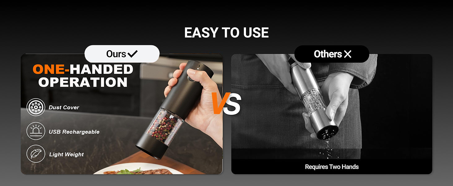 Salt and Pepper Grinder Set