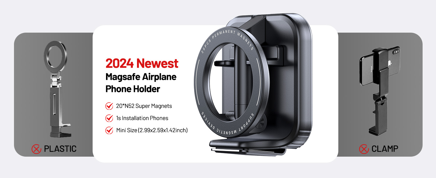 Airplane Phone Holder Mount