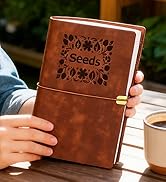 Seed Organizer Binder with 80 Resealable Envelopes - 40 Sheet Protectors for Garden Seed Storage ...