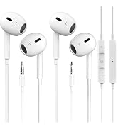GAXIWILO 2 Packs for iPhone Earbuds Wired Headphones Earphones with 3.5mm Wired [MFi Certified] w...