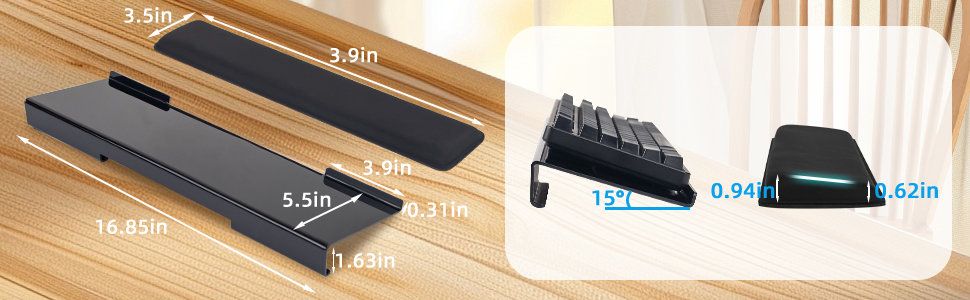Computer Keyboard Wrist Rest Stand