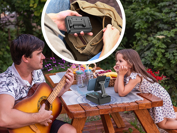 foldable stand speaker