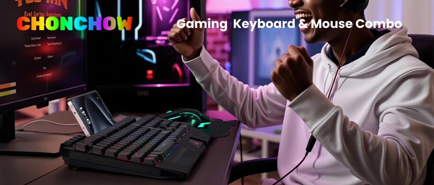 CHONCHOW GAMING KEYBOARD AND MOUSE COMBO