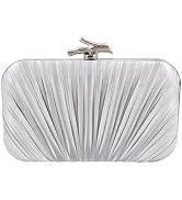 RonFoxi Clutch Purse for Women, Evening Bag with Removable Chain Strap Elegant Handbag for Weddin...