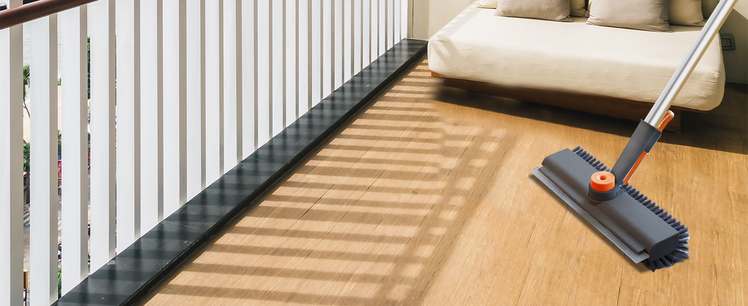 3 in 1 floor scrub brush