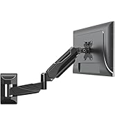 MOUNTUP Monitor Wall Mount for 17-32 Inch Computer Screen, Wall Mounted Arm Support 4.4-17.6lbs D...