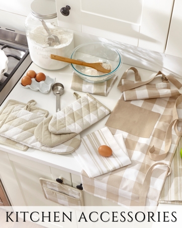 Oven mitts Pot holders Kitchen aprons Dish towels Tea Microfiber cloths Cotton Linen woven 