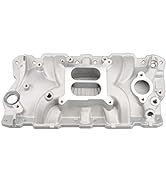 FGJQEFG Intake Manifold Aluminum Dual Plane Compatible with Chevy SBC 305 350 383