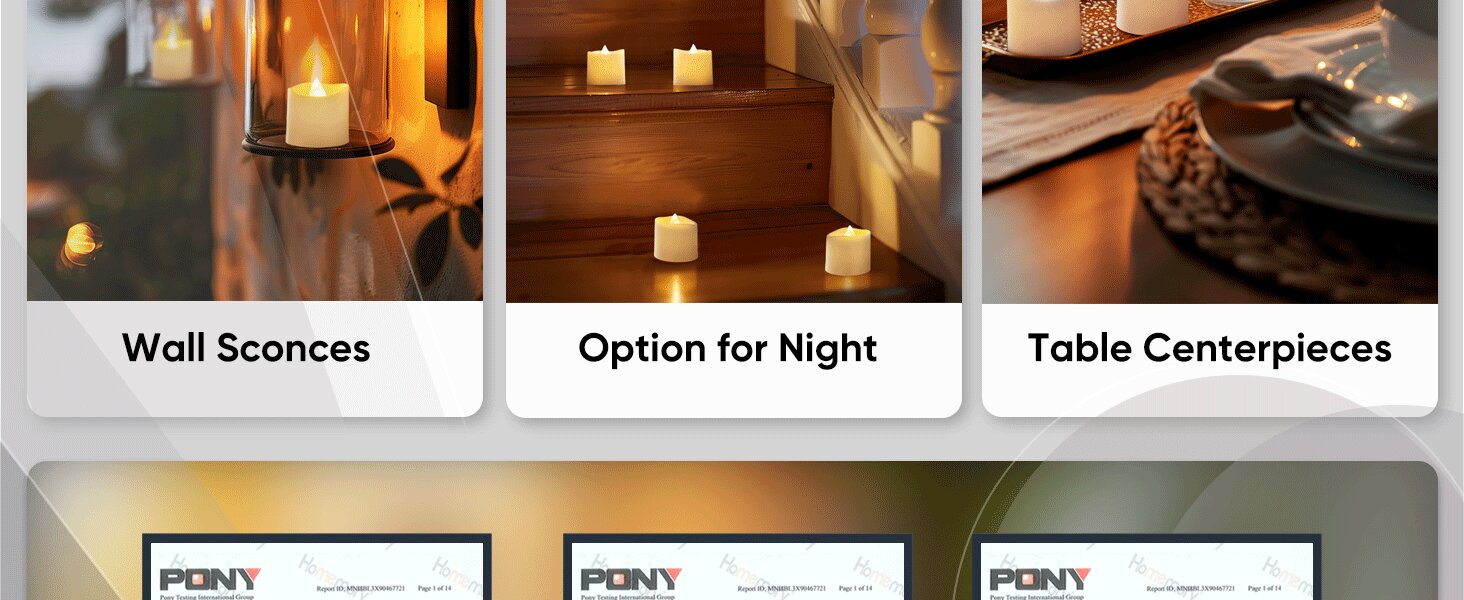 Flameless LED Votive Candles