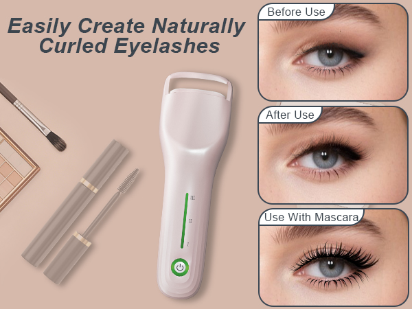 Lilonthy electric heated eyelash curlers