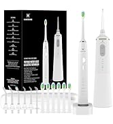 Upgraded Model Water flosser and Electric Toothbrush Combo-5 Brushing &amp; Flossing Mode-Game-Change...