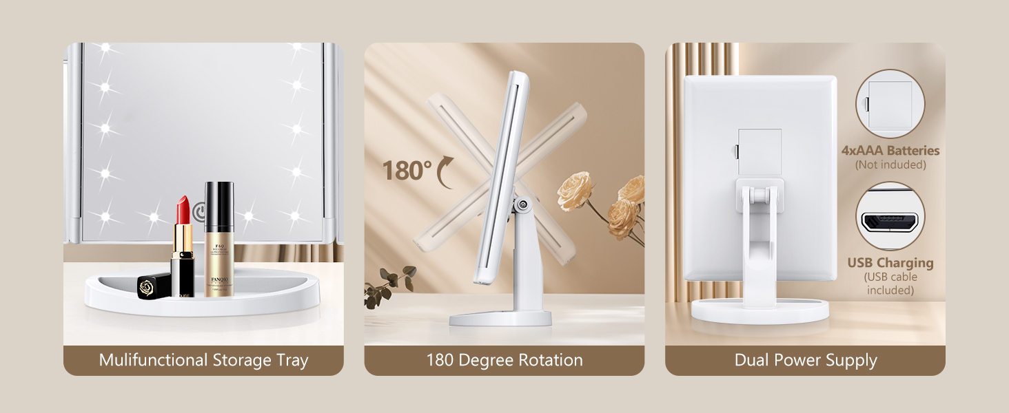 Makeup Mirror Vanity with Lights