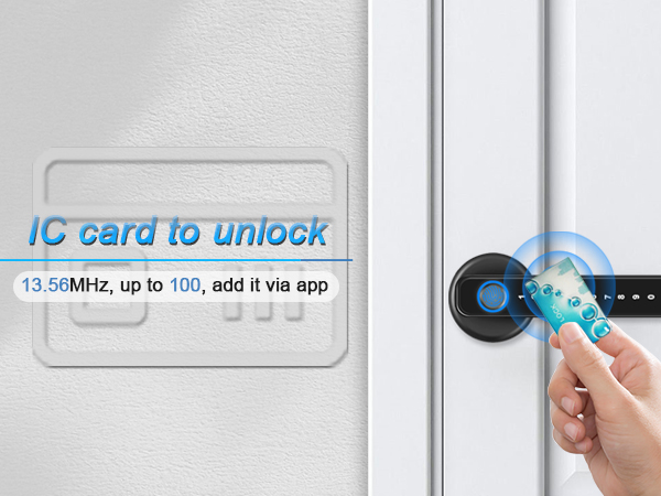 IC card to unlock the door